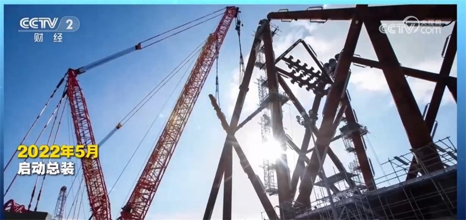 亚洲第一深水导管架“海基二号”建造完工
