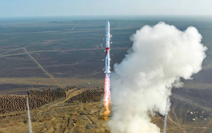 朱雀二号改进型遥一运载火箭发射成功